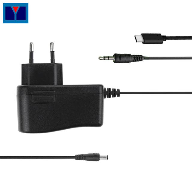 AC DC 10W Max Output PC USB Power Adapter with 3.5mm Audio Adapter 2-Year Warranty ETL/FCC Certified 1.2M Cable