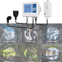 Moniteur de CO2 et contrôleur de CO2 pour les fermes de champignons ou les serres hydroponiques pour contrôler la vanne ou le ventilateur Régulation intelligente