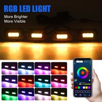 Grilles LED RGB OVOVS Raptor pour Toyota Tacoma TRD Off-Road & Sport 2020-2023