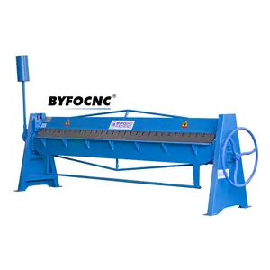 BYFO máquina plegadora manual de acero al carbono Carpeta de placa para máquina plegadora de chapa de acero al carbono