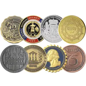 Supplier wholesale customized high quality Metal commemorative Souvenir Challenge medal coins