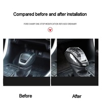 Pommeau de levier de vitesse en cristal avec lumière d'ambiance LED direction à gauche pour Toyota Highlander 2015-2022 RAV4 2020 2021 2022