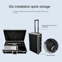Instrument météorologique agricole mobile portable avec enregistreur de données intégré Rs485 Station météorologique automatique portable à ultrasons