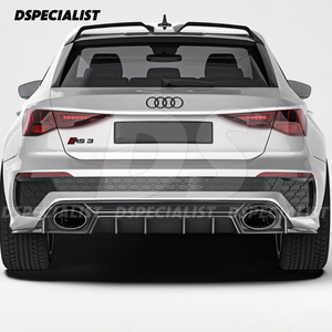 Kit carrosserie en fibre de carbone sèche de style PT Diffuseur arrière pour Audi <span class=keywords><strong>RS3</strong></span> 8Y <span class=keywords><strong>2021</strong></span> - 2024 - Product Image 2