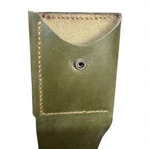 Handmade Vintage Genuine Leather <b>Men</b> <b>Wallet</b> Button Closure Short Bifold <b>Card</b> <b>Holder</b> Cash Pocket Custom Logo - Product Image 3