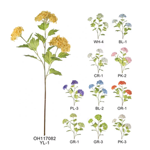 <span class=keywords><strong>Fiori</strong></span> Artificiali All'Ingrosso Oh Arts Decor, Grandi <span class=keywords><strong>Fiori</strong></span> di Ortensia Finta per Decorazioni di Matrimoni, Feste e Giardini - Product Image 2