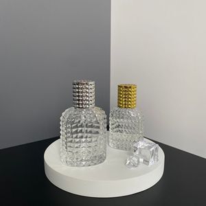 50 мл, 100 мл, оптовая продажа, прозрачный цилиндрический флакон для духов, настраиваемый специальный флакон для распыления духов с распылителем с насосом - Product Image 2