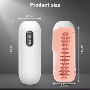 8 Frequency Automatic Male Massager Cup Real Sound Voice USB Rechargeable Vibrating Personal Care Device Hand-Free Wellness Tool - Product Image 4