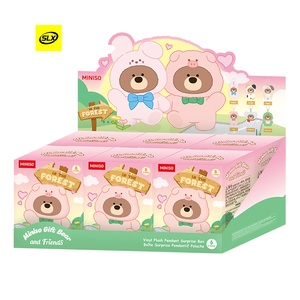 Mini Figuras de Vinilo Originales Oficiales de <span class=keywords><strong>Osito</strong></span> y Amigos en el Bosque, Caja Sorpresa, Adornos Kawaii, Juguete de Moda - Product Image 1