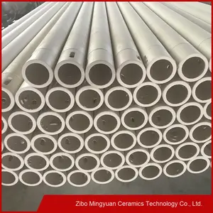 Alumina Tubo cerâmico Alumina alta 60% 75% 80% 90% 95% 99% Alumina alta temperatura Tubo cerâmico <span class=keywords><strong>Al2o3</strong></span> cerâmico - Product Image 2