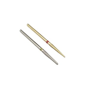 Broca de uñas de oro y plata, fresa de acero inoxidable, cortadores de manicura, limpiador de cutículas, accesorios para taladro de uñas, herramientas de cuidado para salón - Product Image 2