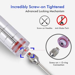 Hot Selling Plastic Cooking <b>Meat</b> Tenderize <b>Poultry</b> Turkey Chicken Sausage Syringe Injector Flavor Syringe Eco-Friendly PP - Product Image 3