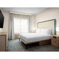 Ensemble de meubles de chambre d'hôtel de luxe Homewood Suites by Hilton, meubles en bois de chêne moderne, ensemble complet, écologique, usage commercial