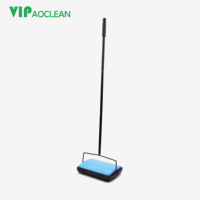 VIPaoclean Karpet Penyapu Manual, Tugas Berat & Tidak Elektrik Multi-permukaan Pembersih Mudah