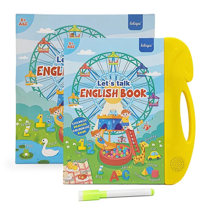 Hochwertige benutzerdefinierte Sprache interessante Neuheit pädagogisches Kind lernt Sprachen-Spielzeug Kinder-Geschichte Sprechen lernen Englisch E-Book