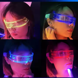 <span class=keywords><strong>Occhiali</strong></span> Luminosi Fotocromatici Bianchi con LED per Parasole, Nuovi <span class=keywords><strong>Occhiali</strong></span> Performanti per Feste a Tema Fantascienza, Bar e Discoteche - Product Image 2