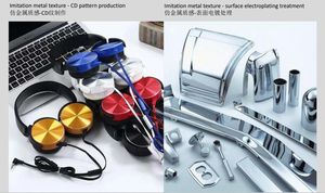 Injection plastique Surface galvanoplastie 3D Texture peinture pinceau peinture motif imprimé soie pulvérisation <span class=keywords><strong>huile</strong></span> métal Texture diamant - Product Image 6