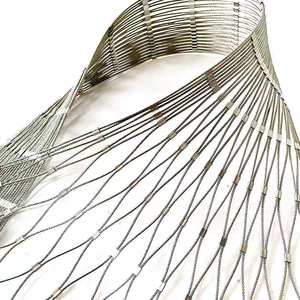 Thép không gỉ Cáp dây lưới linh hoạt và bền birdcage Dệt công nghệ cho trang trại hàng rào & <span class=keywords><strong>Bird</strong></span>-proof lưới - Product Image 4