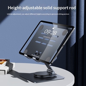 Support de tablette en acier au carbone, support de téléphone portable de bureau, pliable, rotation à 360°, grande taille, modèle K7, vente en gros - Product Image 4