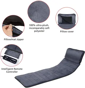 Massage Mattress Vibration Massage Mattress With Heat Therapy Mattress Thai Massage Mat With 10 Powerful Motors M