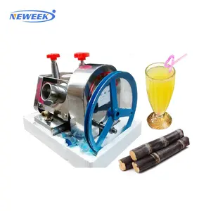 NEWEEK stainless steel mini crusher machine cane sugarcane juicer machine sugar cane sugarcane juicer for sale