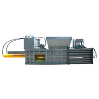 Recyclage des déchets différents carton papier bouteille emballage machine à balles
