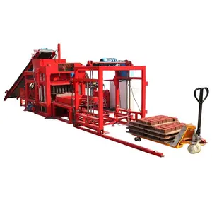 QTJ4-18 Fully Automatic Concrete Block Production Line Interlocking Brick Hollow Concrete Block Machine Cement Shop Kenya Online