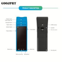 Terminal de point de vente GOOJPRT Linux 8.1 avec système sans fil BT et Wifi, imprimante thermique intégrée, scanner de codes-barres intégré, stock