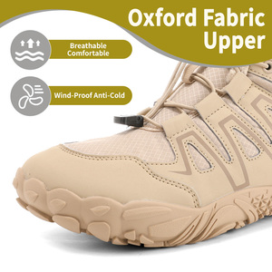 <span class=keywords><strong>Bottes</strong></span> de cheville imperméables à bout large pour hommes et femmes <span class=keywords><strong>Bottes</strong></span> de neige d'hiver Chaussures de randonnée chaudes doublées de fourrure <span class=keywords><strong>Bottes</strong></span> d'hiver pieds nus - Product Image 6