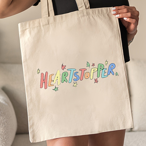 Bolso de Hombro de Lona con Estampado Heartstopper, Bolsa de Compras Reutilizable con Logotipo Impreso Personalizado para Mujer, 1 Unidad - Product Image 4