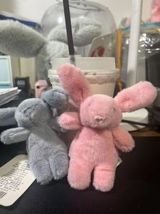 Dễ thương Bunny sang trọng <span class=keywords><strong>Keychain</strong></span> phim hoạt hình thú nhồi bông móc chìa khóa cô gái túi Mặt Dây Chuyền Thỏ <span class=keywords><strong>Keychain</strong></span> plushie đồ chơi - Product Image 4