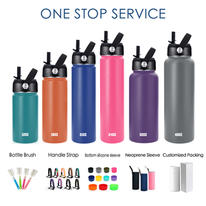 ขวดน้ำเก็บความร้อน1000มล. กระติกน้ำสแตนเลสขวดน้ำสุญญากาศ - Product Image 4
