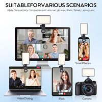 Kit d'éclairage pour téléphone Newmowa, très vendu, pour vlogging, tournage vidéo, mini lumière LED de remplissage avec éclairage photographique pour appareil photo