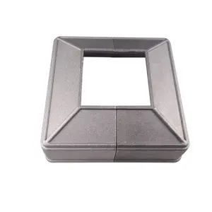 Cubierta de Placa para Poste de Aluminio 2x2, Cubierta de Base para Poste, 2 Piezas, Diseño Compatible - Product Image 2