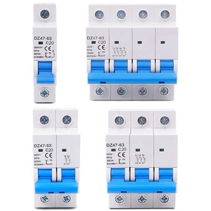 DZ47 1/2/3/4 Pole DC Seguridad Hogar Eléctrico Protector de sobrecarga corta Interruptor de desconexión Din Rail Disyuntores en miniatura - Product Image 2