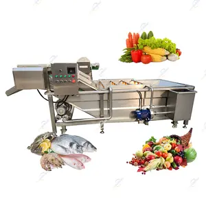 Sesame Seeds Sugarcane Carrot Washing Professional Bubble Wash And Cleaning Machine For Jute Leaves