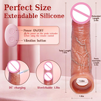 App-gesteuerter Realistischer Dildo-Vibrator für Frauen Bluetooth-Fernbedienung Realistische Hauttextur Sexspielzeug für Paare