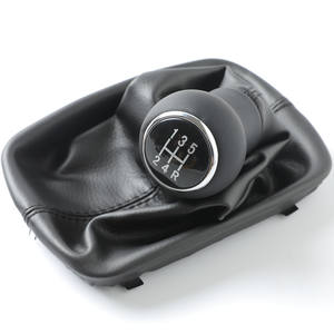 Poignée de levier de vitesse en cuir FUXIN pour Audi A6 5 ou 6 vitesses, ergonomique - Product Image 3