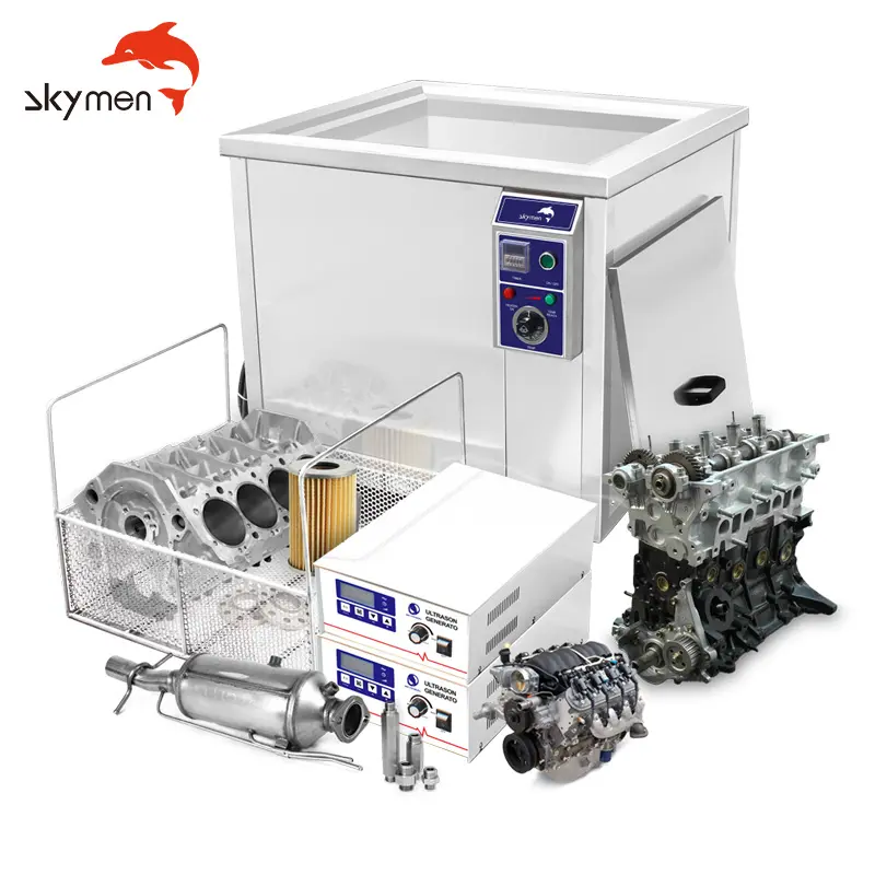 Skymen limpador de motor, equipamento ultrassônico 400l para limpeza de injetor diesel