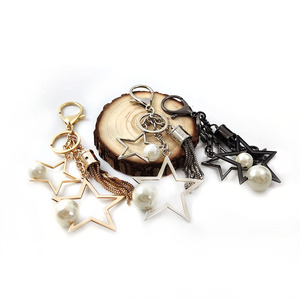 Deepeel-accesorios decorativos para bolso KY823, hebilla de estrella y Perla, borla, cierre de llavero, hebilla decorativa para bolso de mujer - Product Image 6
