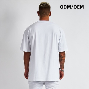 Bán Buôn Trống Đồng Bằng T Áo Sơ Mi Tùy Chỉnh Lụa Màn Hình In Kỹ Thuật Số Logo Thương Hiệu 100 Cotton Áo Thun Cộng Với Kích Thước Quá Khổ T-Shirt Cho Nam Giới - Product Image 2