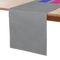 Chemin de table personnalisé sur le thème de l'arc-en-ciel gay, motif alternatif androgyne, décoration de table en polyester pour dîner d'occasion spéciale