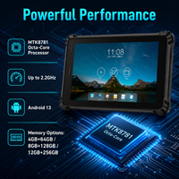 Tableta Robusta de 10 Pulgadas con Android 13, MTK8781, Escáner de Códigos QR y Módulo RFID