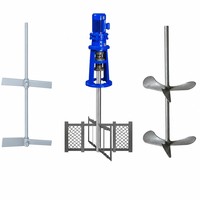 Usine d'agitateurs verticaux OEM pour équipement de mélange de réservoirs MBBR