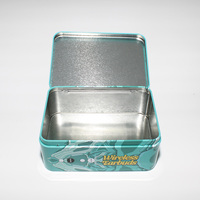 Boîte en métal en fer blanc carrée personnalisée Boîte en fer blanc unique et durable Emballage pour casque Bluetooth