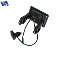 Nouveau Tableau de Bord Vélo Électrique Image V20, Écran VAE H6C avec Code et Interrupteur pour Remplacements d'Afficheurs de Vélo Électrique Fat V20
