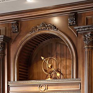 <span class=keywords><strong>Bibliothèque</strong></span> en bois massif moderne sur mesure pour la maison, le <span class=keywords><strong>bureau</strong></span> et la salle d'étude, <span class=keywords><strong>bibliothèque</strong></span> antique pour toute la maison, décoration - Product Image 4