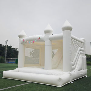 13FTx13FT 100% PVC blanc gonflable maison de rebond mariage, <span class=keywords><strong>anniversaire</strong></span> rebond maison château <span class=keywords><strong>trampoline</strong></span> pour fête entreprise <span class=keywords><strong>location</strong></span> - Product Image 1