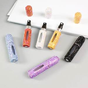 2026 New Style <b>5Ml</b> 10Ml Aluminum Refillable Spray Pump Empty Cosmetic Containers Atomizer for Travel Personal Care - Product Image 1