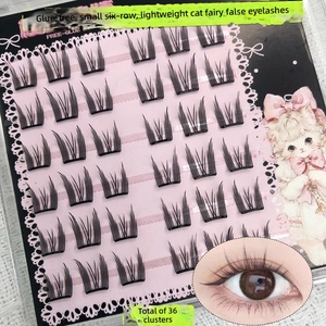Colección <span class=keywords><strong>de</strong></span> Pestañas Postizas <span class=keywords><strong>de</strong></span> Pelo Sintético Transfronterizas, Estilo Preguiçoso, Autoadhesivas, Sin Pegamento, Naturales, Animadas, Estilo Segmentado - Product Image 3